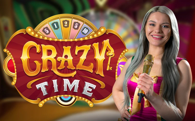 Spin the Crazy Time wheel with bonuses at Winnita casino.