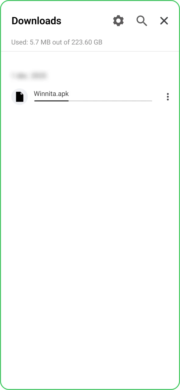 Download the official Winnita app to start quick mobile registration.