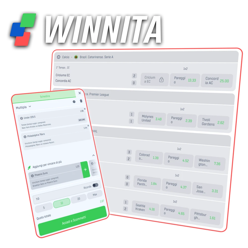 Segui le regole e le linee guida per le scommesse sulla piattaforma ufficiale Winnita.