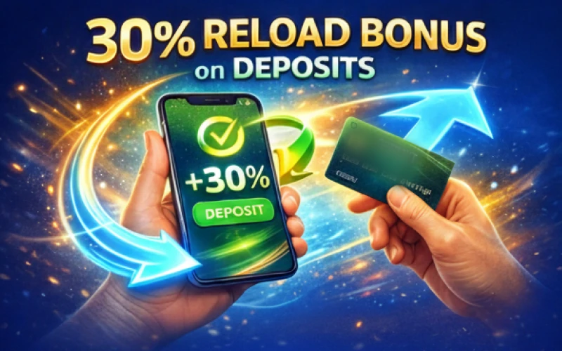 Receive a reload bonus on your deposits at Winnita Italy.