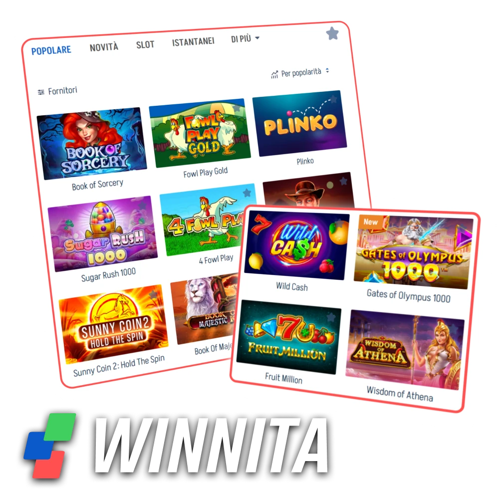 Gioca alle migliori slot online sulla piattaforma ufficiale Winnita.