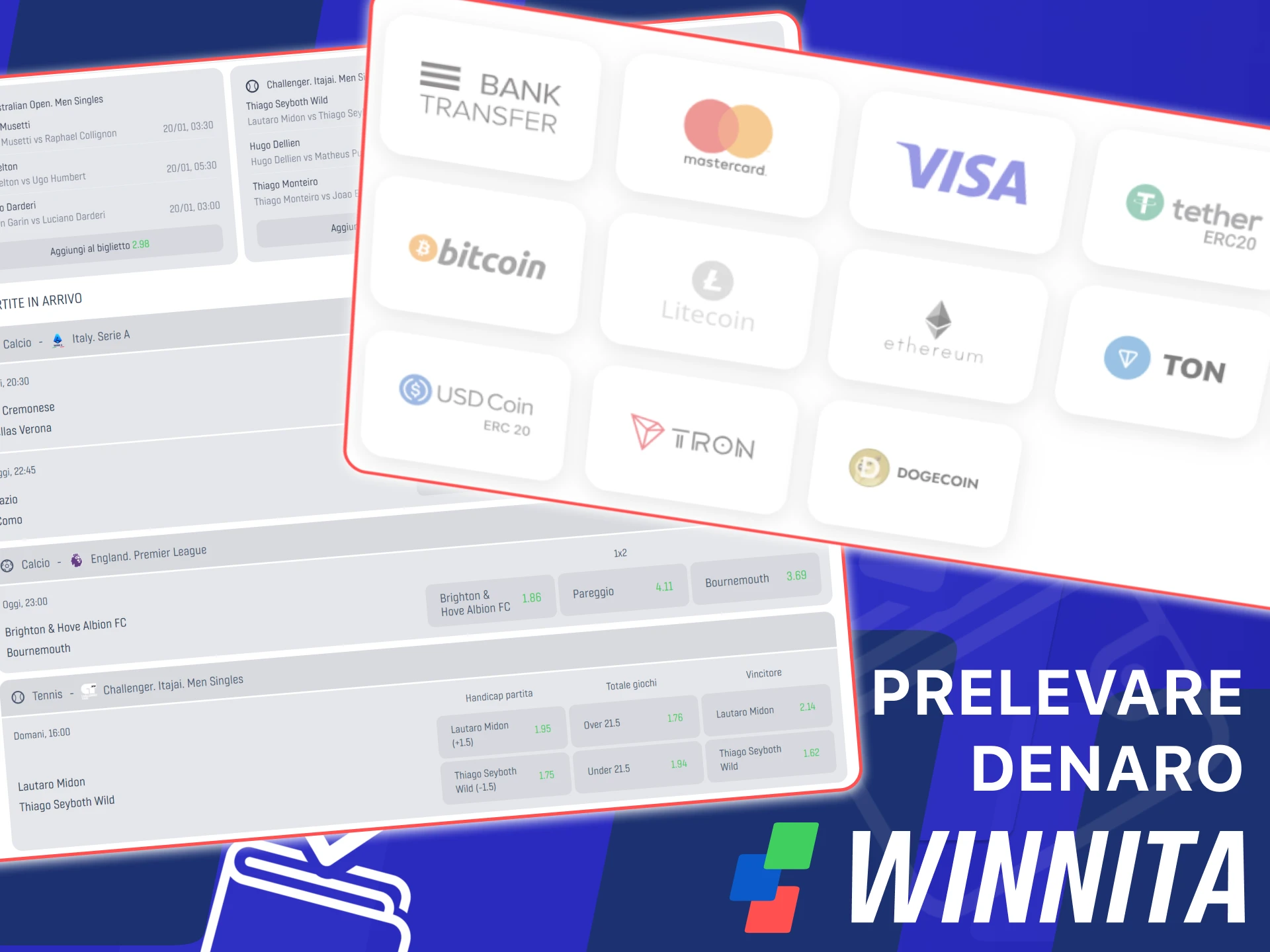 Preleva le tue vincite in sicurezza sulla piattaforma ufficiale Winnita.