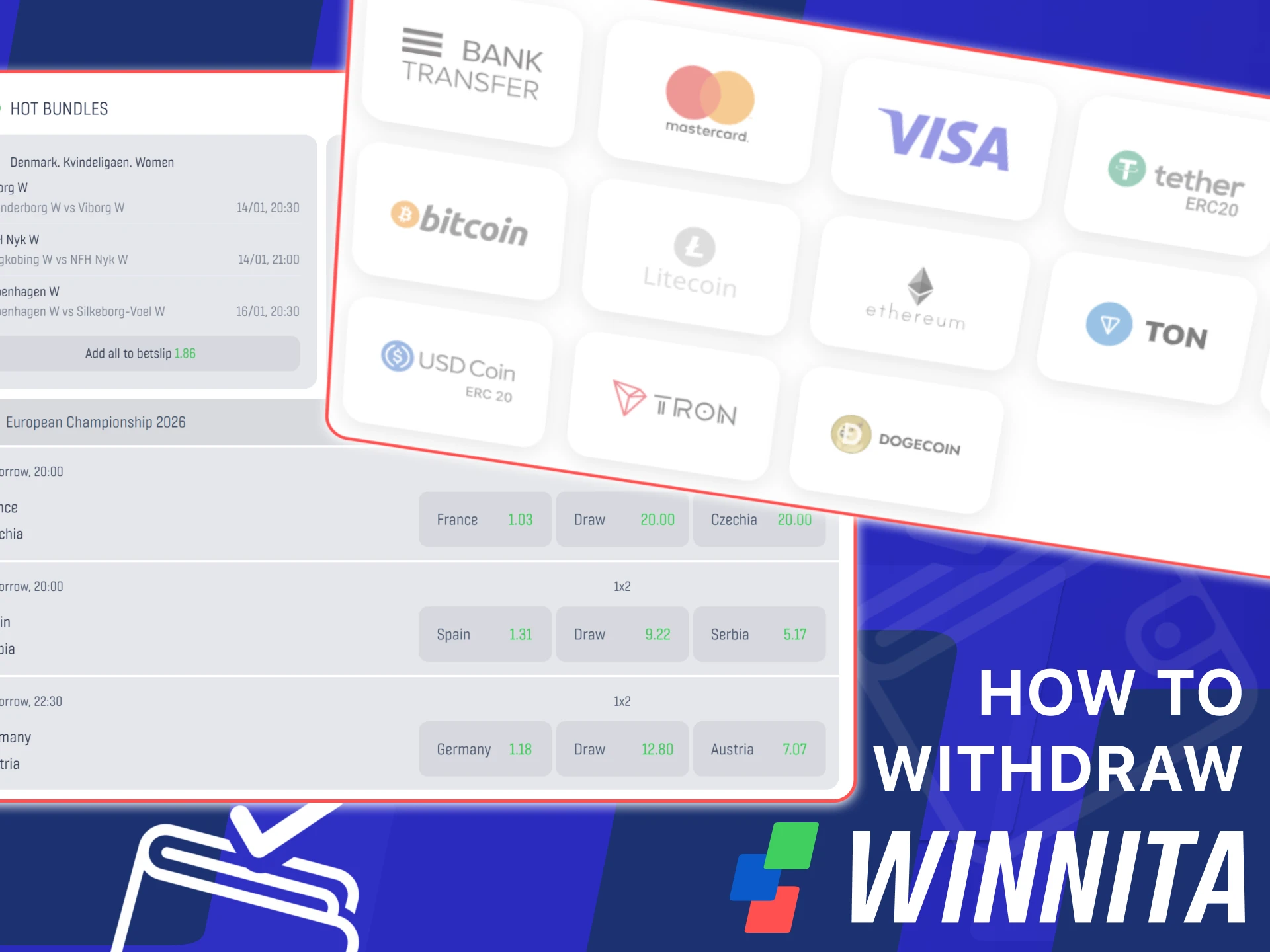 Withdraw your winnings securely on the official Winnita platform.