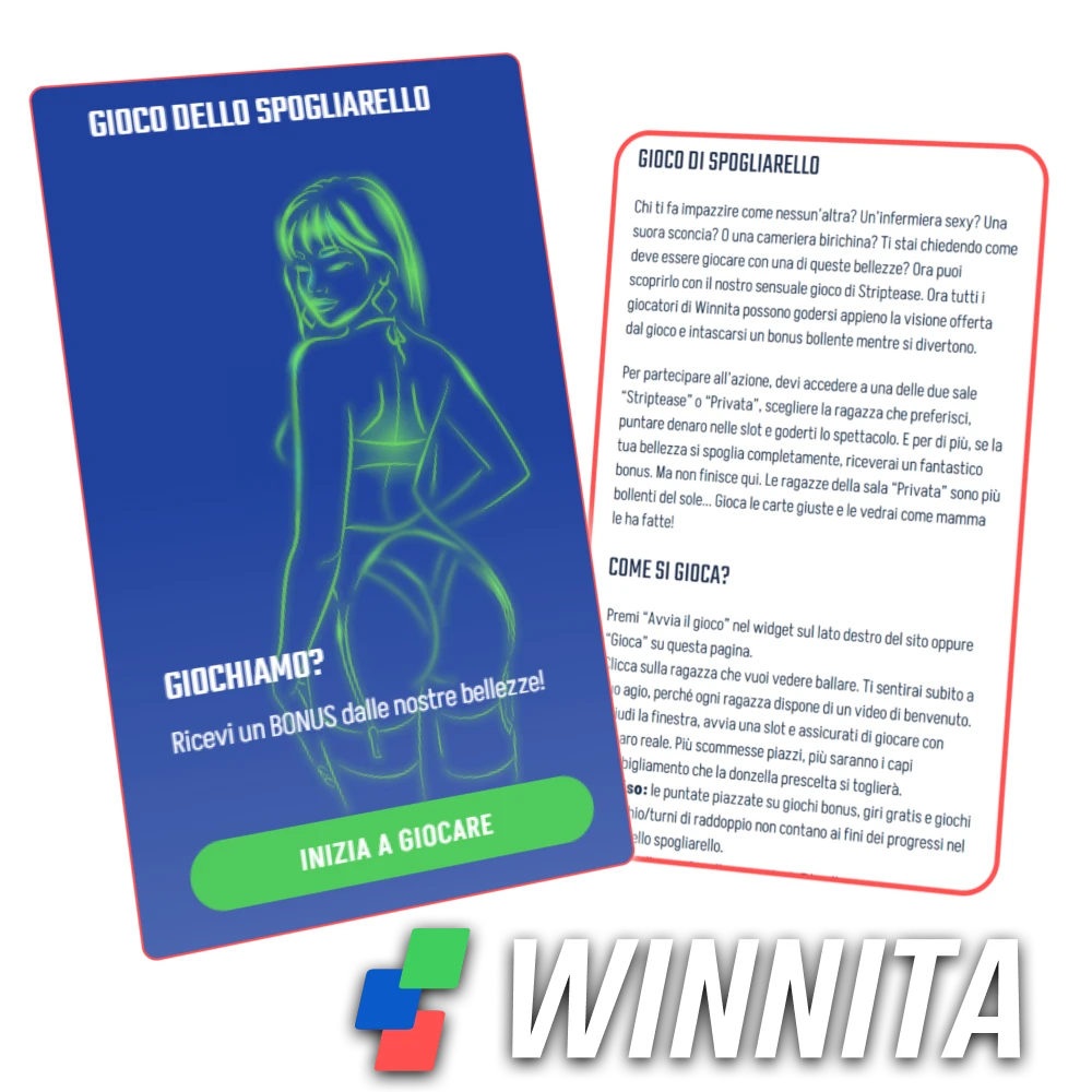 Gioca a Strip Game sulla piattaforma ufficiale di Winnita.