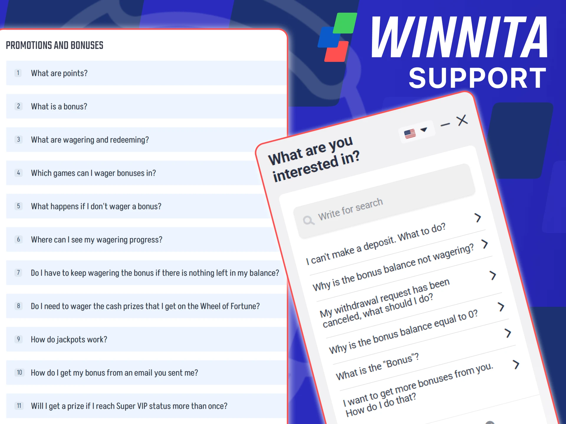 Receive dedicated VIP support anytime on the official Winnita site.